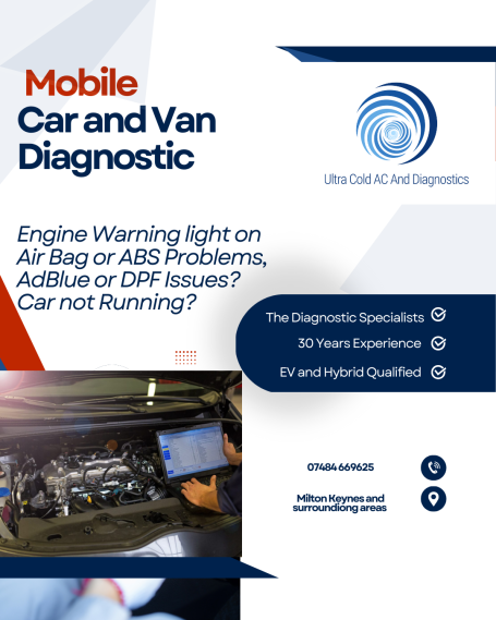 Mobile Car Diagnostics in Milton Keynes